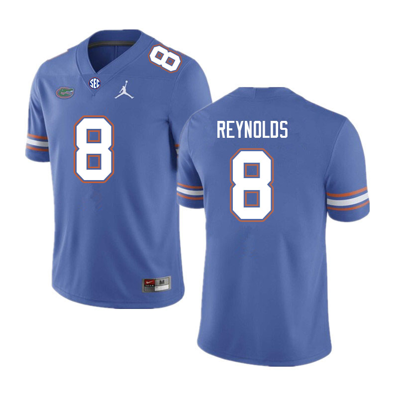Men #8 Daejon Reynolds Florida Gators College Football Jerseys Sale-Royal